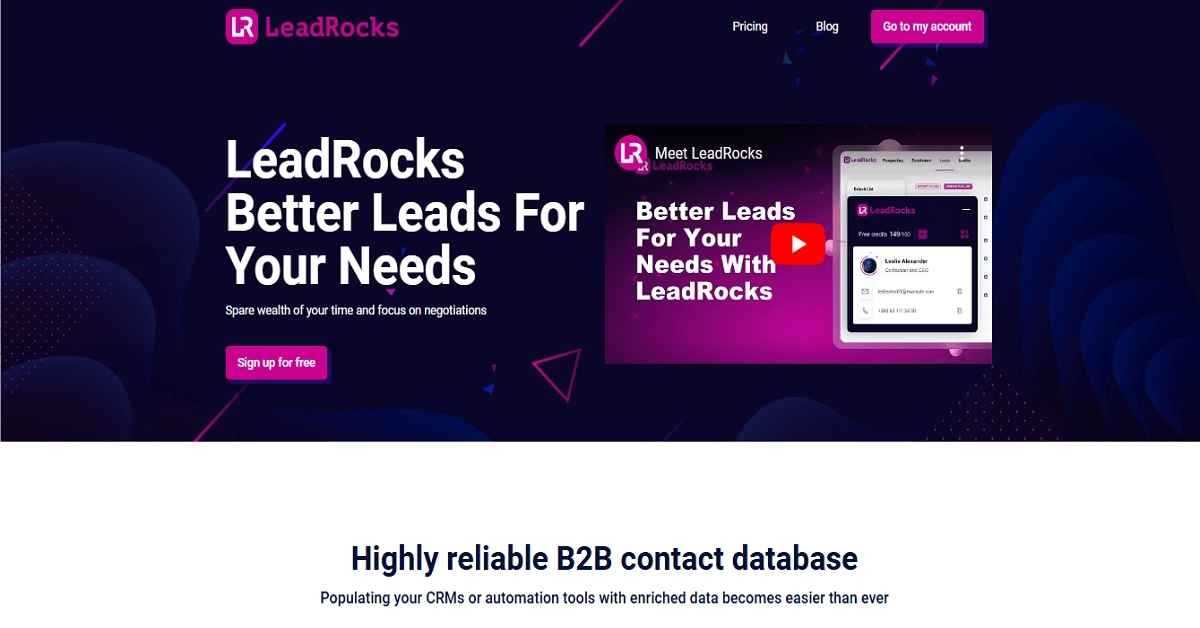 Leadrocks Lifetime Deal