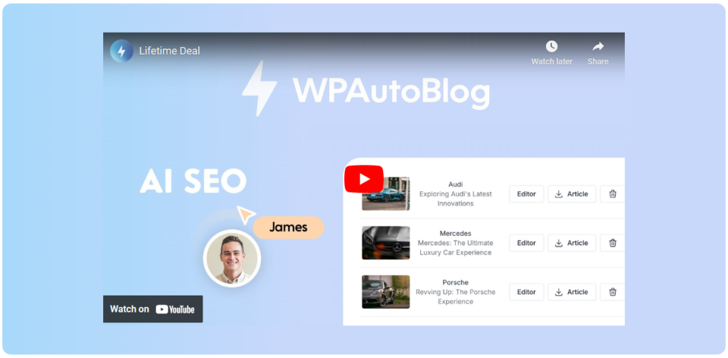 Wpautoblog Lifetime Deal