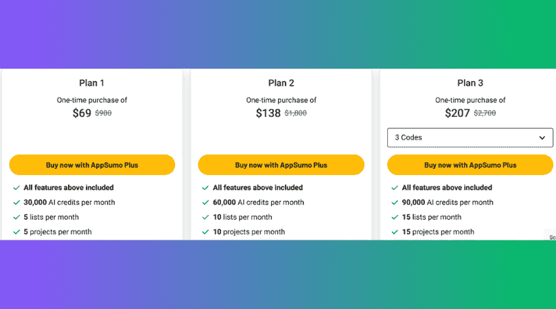 Vizologi Lifetime Deal pricing